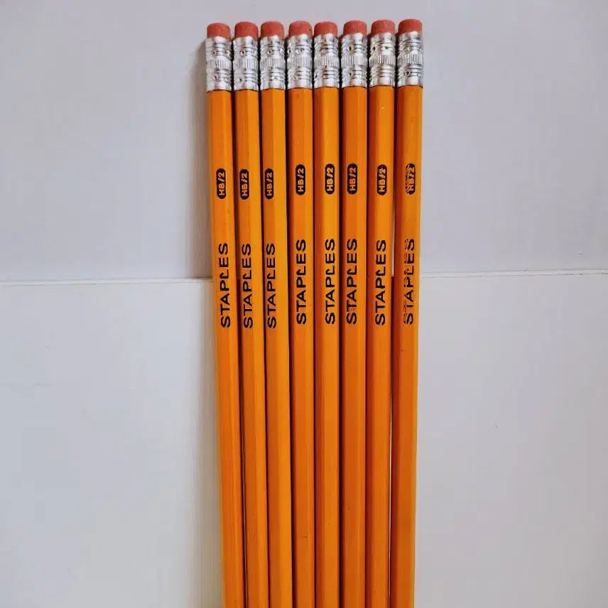 [BUNJANG] STAPLES HB/2 Pencils Set (8 Count) / [고전문구] STAPLES 미국 연필 8자루 세트 HB/2