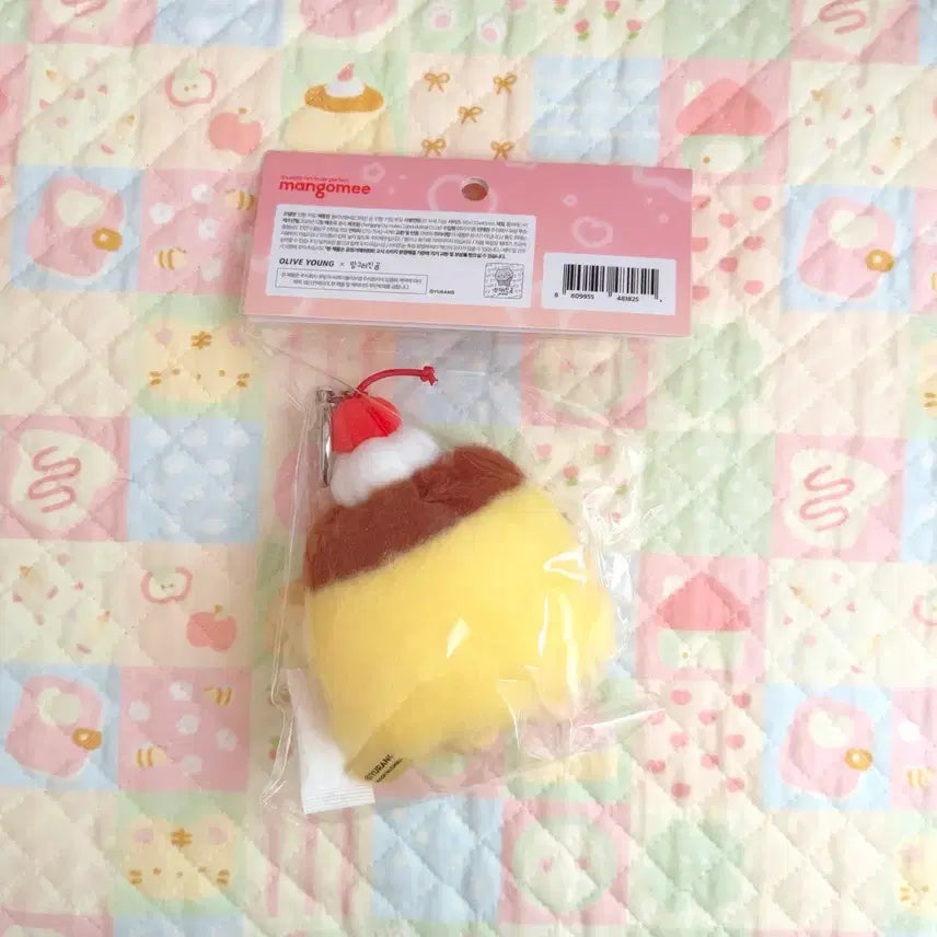 [BUNJANG] Olive Young x Manggeureonjin Gom Mang-Gom Pudding Doll Keyring / 올리브영 x 망그러진 곰 망곰이 푸딩 인형 키링