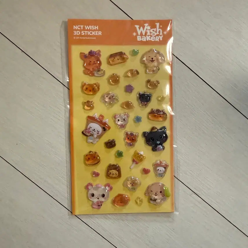 [BUNJANG] NCT WISH Wish Bakery 3D Sticker / [미개봉 원가이하] 엔시티 위시 위시베이커리 3D 스티커