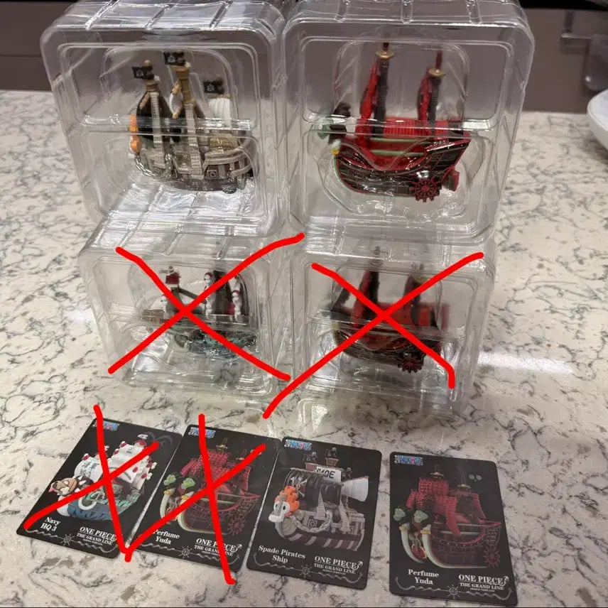 [BUNJANG] One Piece Popmart Pirate Ship Figure Set (2 Types) / 원피스 팝마트 해적선 피규어 2종