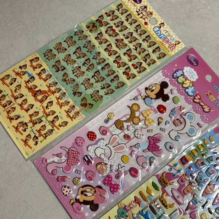 [BUNJANG] Disney Classic Stickers Bundle (3 Pieces) / 디즈니 고전스티커 3장 일괄 판매