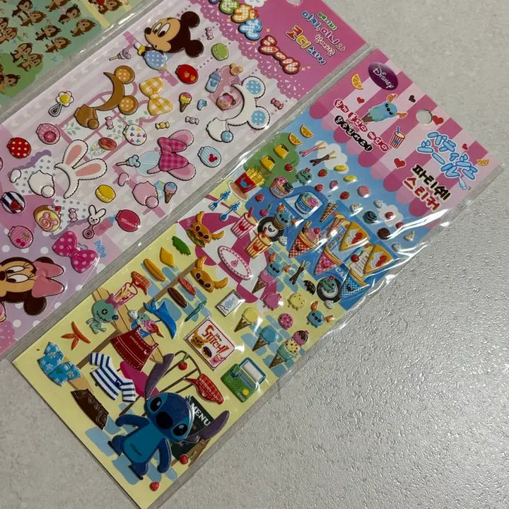 [BUNJANG] Disney Classic Stickers Bundle (3 Pieces) / 디즈니 고전스티커 3장 일괄 판매