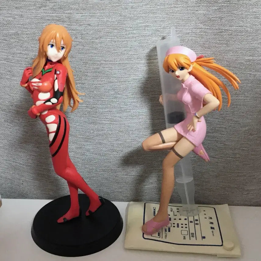 [BUNJANG] Evangelion Asuka Langley Nurse Figure Bundle Set / 에반게리온 아스카 랑그레이 간호사 너스 신극장판 피규어 일괄
