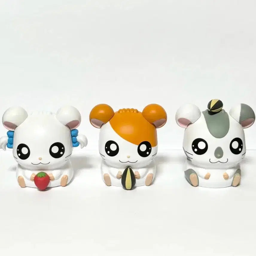[BUNJANG] Hamtaro Capuchara Figure Gacha Set / 방가방가 햄토리 카푸캬라 피규어 가챠 3종 세트