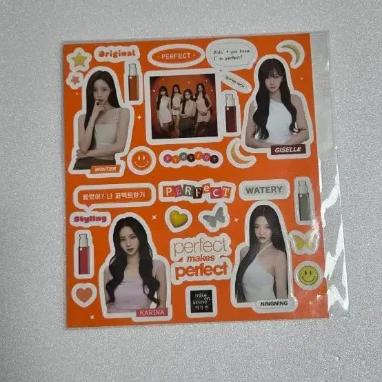 [BUNJANG] Miseenscene aespa Sticker / 미쟝센 에스파 스티커