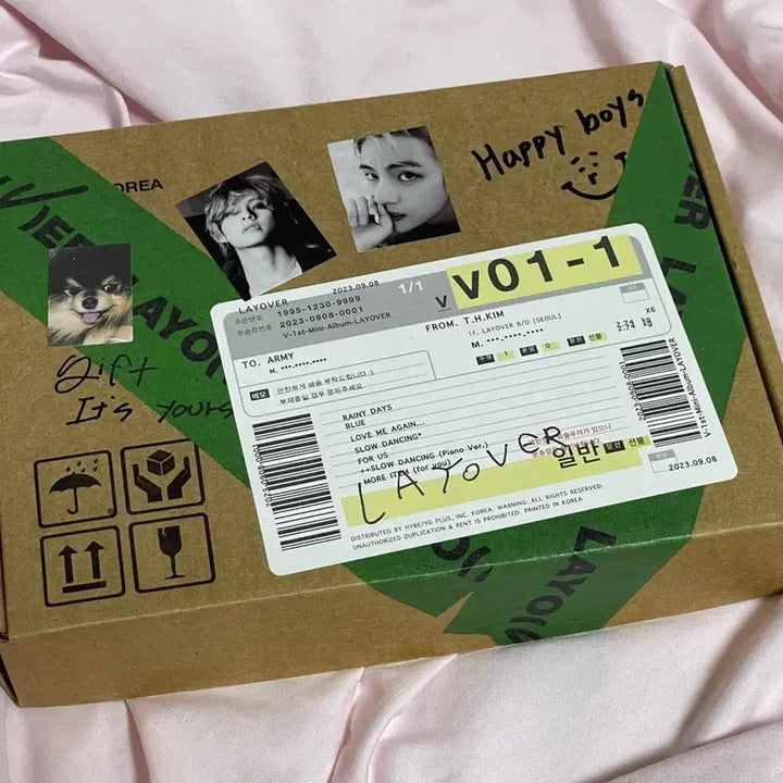 [BUNJANG] BTS V Layover Signed Album / 비매) bts 뷔 LAYOVER 싸인앨범
