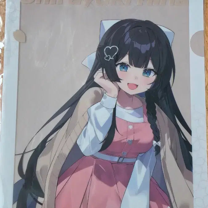 [BUNJANG] Stellive Shirayuki Hina Spring Date Can Badge / 스텔라이브 봄빛데이트 시라유키 히나 캔뱃지, 클리어 파일