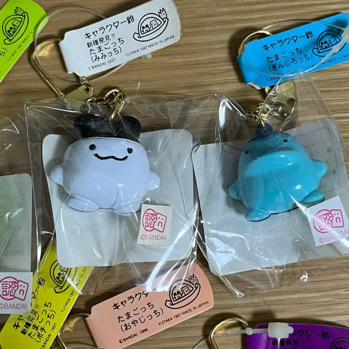 [BUNJANG] Bandai Tamagotchi Classic Bell Keychain Set / (풀셋) 다마고치 고전 방울 키링 11종