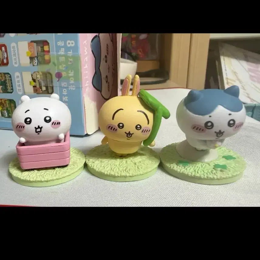[BUNJANG] Chiikawa Usagi &amp; Hachiware Bundle Set Figures / 먼작귀치이카와,우사기,하치와레 피규어 일괄판매