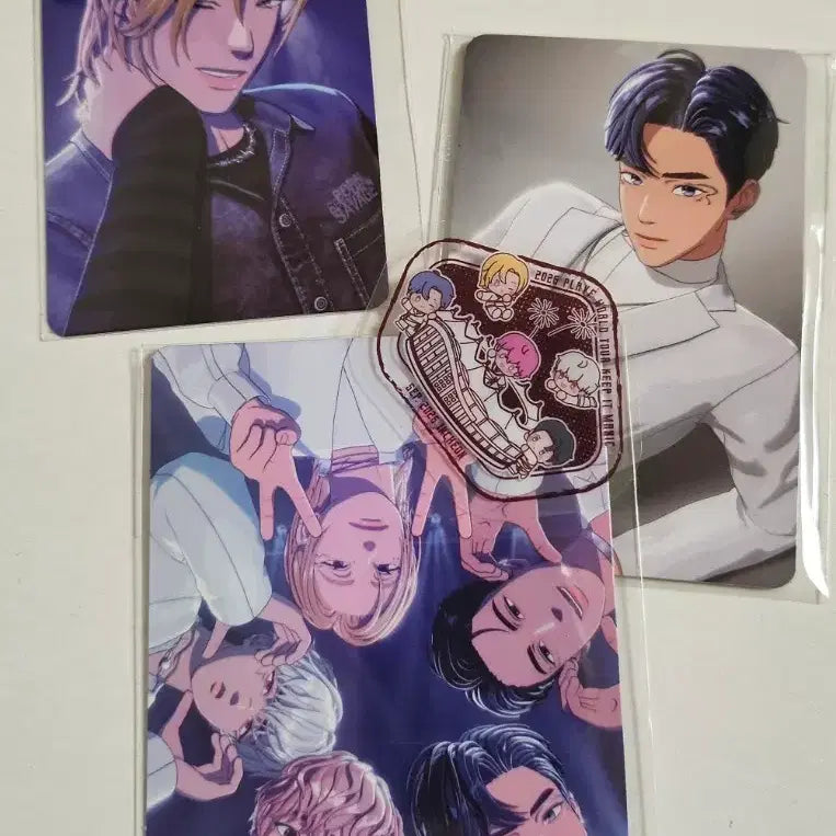 [BUNJANG] PLAVE Concert Lucky Draw Photocard Sticker Bundle / 플레이브 콘서트 럭드포카 플리존포카 스티커 모두 팝니다