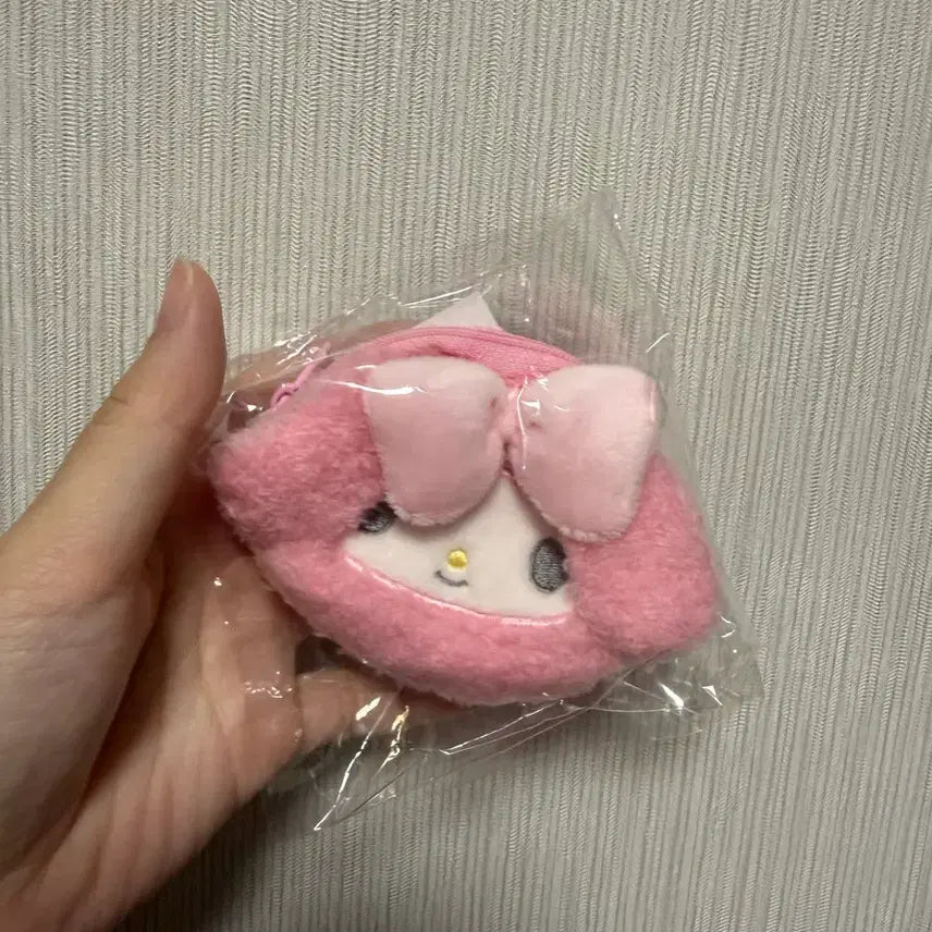 [BUNJANG] Sanrio My Melody Fur Coin Pouch / 산리오 마이멜로디 퍼 동전지갑 파우치