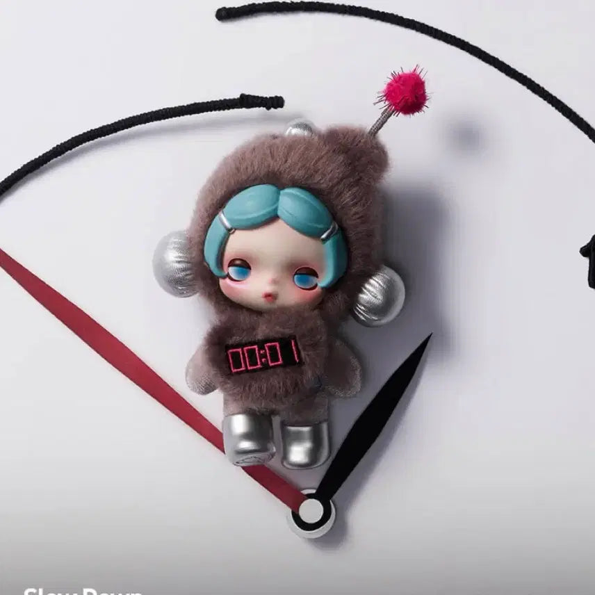 [BUNJANG] Skullpanda Off-Mode Series Doll Keyring - Slow Down / 스컬판다 off 오프모드 시리즈 인형 키링 - slow down
