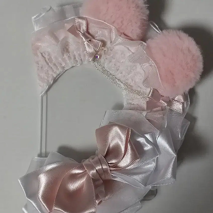 [BUNJANG] Ribbon Lace Heart Card Holder / 리본 레이스 하트 탑로더 판매