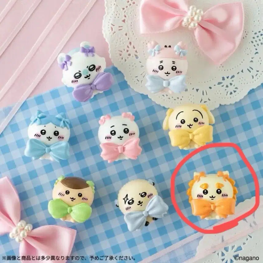 [BUNJANG] Chiikawa Ribbon Bath Bomb Figure Gacha / 치이카와 리본 배스밤 피규어 가챠 시사