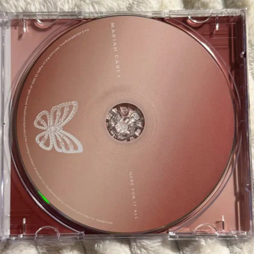 [BUNJANG] Mariah Carey "Here For It All" Signed CD / 머라이어 캐리 - Here For It All 친필 사인 CD