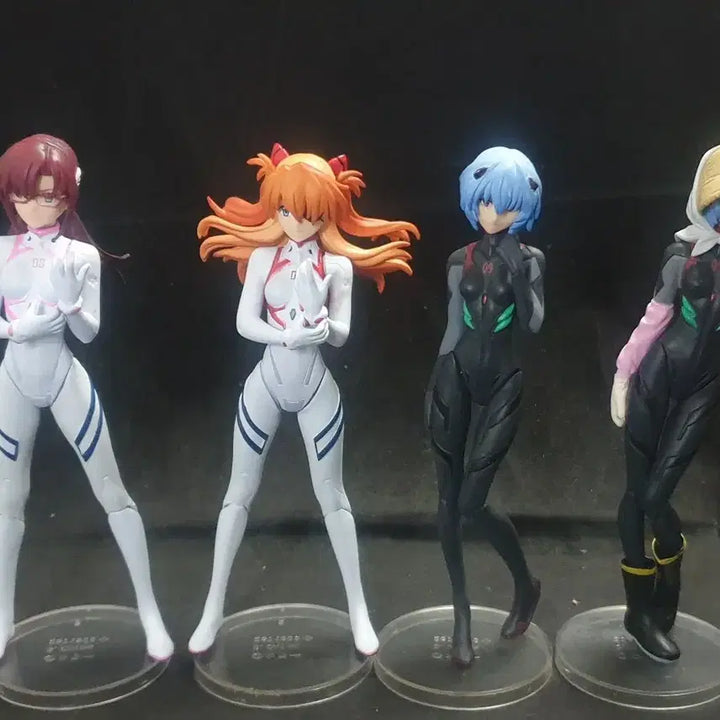 [BUNJANG] Evangelion Rare Theater Version Figure Set (Opened) / 에반게리온,레어,피규어,대좌세트,개봉,정품