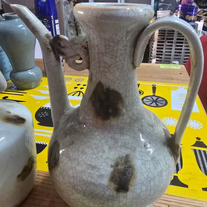 [BUNJANG] Yongcheon Kiln Iron-Painted Teapot / 용천요 철화주자