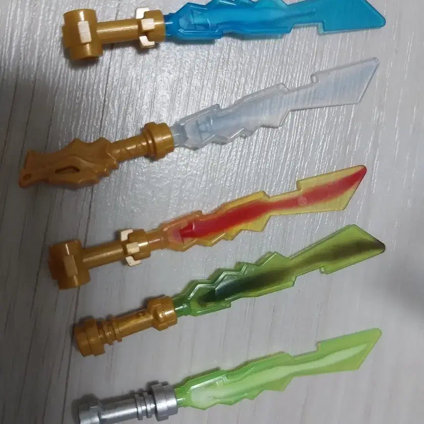 [BUNJANG] LEGO Ninjago Sword Blade Collection by Color / 레고 닌자고 검 블레이드 색상별 모음