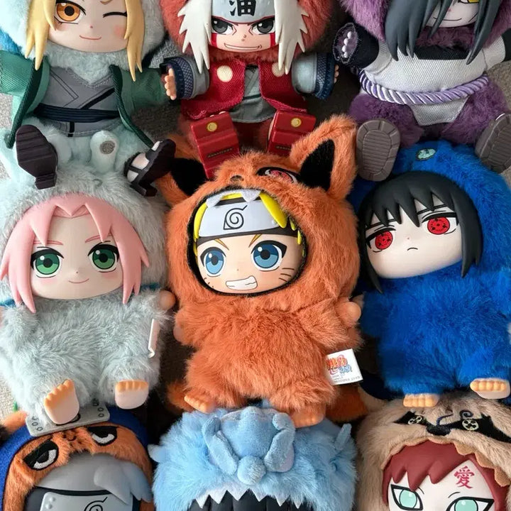 [BUNJANG] Naruto TopToy Nabubu Set 1 &amp; 2 (9 Types) Bundle / 나루토 탑토이 나부부 1탄+2탄 9종 일괄