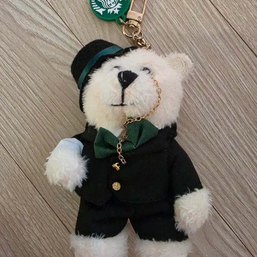 [BUNJANG] Starbucks Bearista Gangnam Doll / 스타벅스 베어리스타 신사 인형