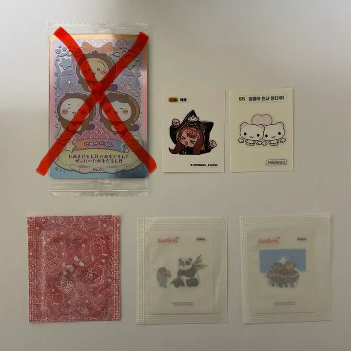 [BUNJANG] Various Character Seal Collection / 명일방주페페 하나쿠우 판다쿠 구데타마 짱구 띠부씰