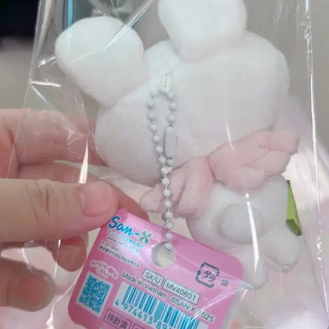 [BUNJANG] San-X Twin Rabbit Angel Charm / 산엑스 트윈래빗엔젤 키링