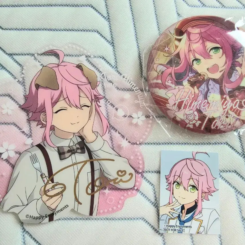 [BUNJANG] Ensemble Stars! Toru Hinata Badge &amp; Photocard Bundle Set / 앙스타 토리 모펀 증명사진 포함 뱃지 클카 일괄 판매