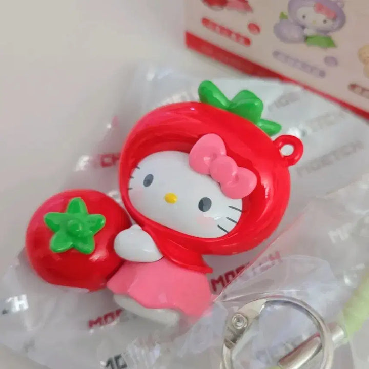 [BUNJANG] Hello Kitty Fruity &amp; Veggie Scented Charm / 헬로키티 향기나는 과일야채 키링