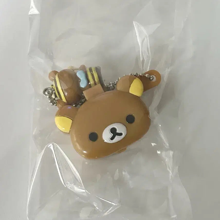 [BUNJANG] Classic Rilakkuma Honeybee Medicine Case Keychain / 고전 리락쿠마 꿀벌 약통케이스 키링