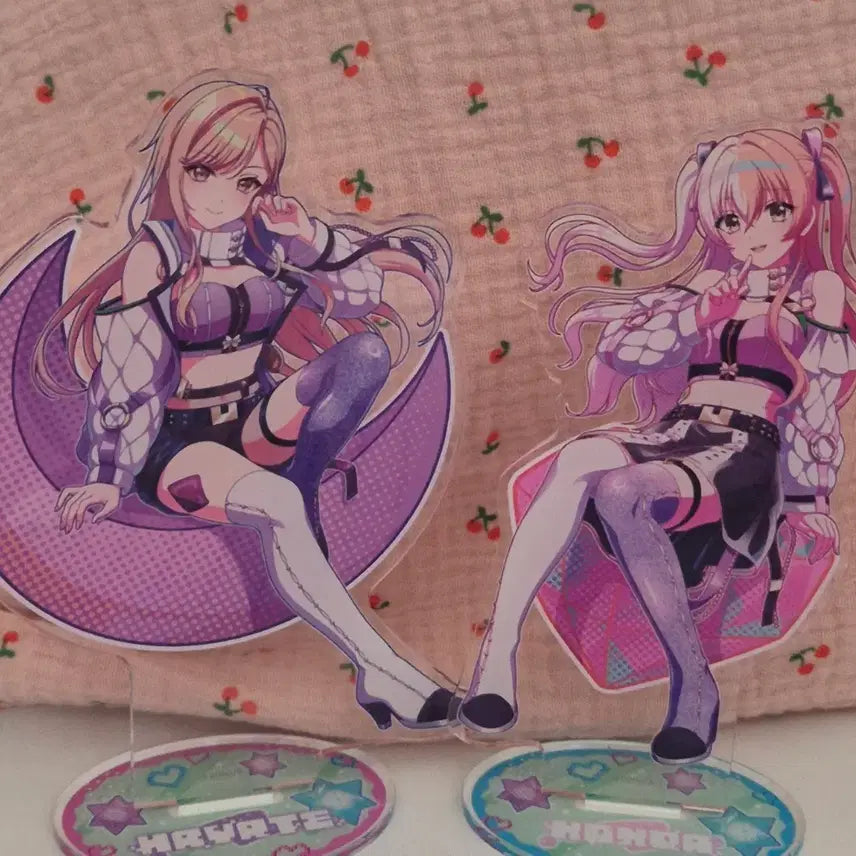 [BUNJANG] D4DJ Unit Code Hayate &amp; Cocoa Acrylic Stand Bundle Set / D4DJ 유니코드 하야테&amp;코코아 아크릴 일괄 3만원 판매합니다
