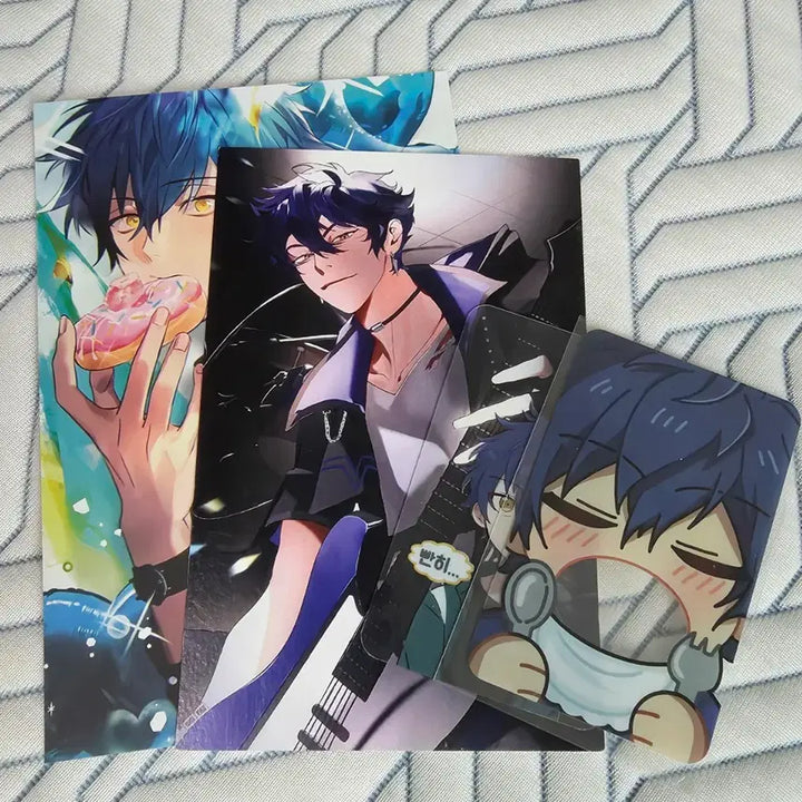 [BUNJANG] Ensemble Stars! Jun Kirigiri Photocard &amp; Sticker Bundle Set / 앙스타 쥰 파샤 + 스티커 일괄 판매