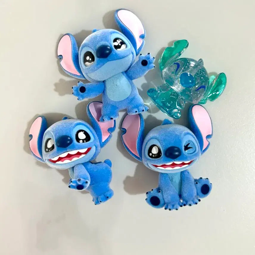 [BUNJANG] TopToy Stitch Flocked Figure Bundle Set / TOPTOY 탑토이 스티치 플로키 피규어 일괄