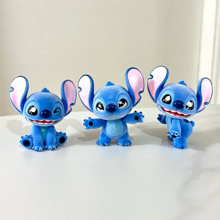 [BUNJANG] TopToy Stitch Flocked Figure Bundle Set / TOPTOY 탑토이 스티치 플로키 피규어 일괄