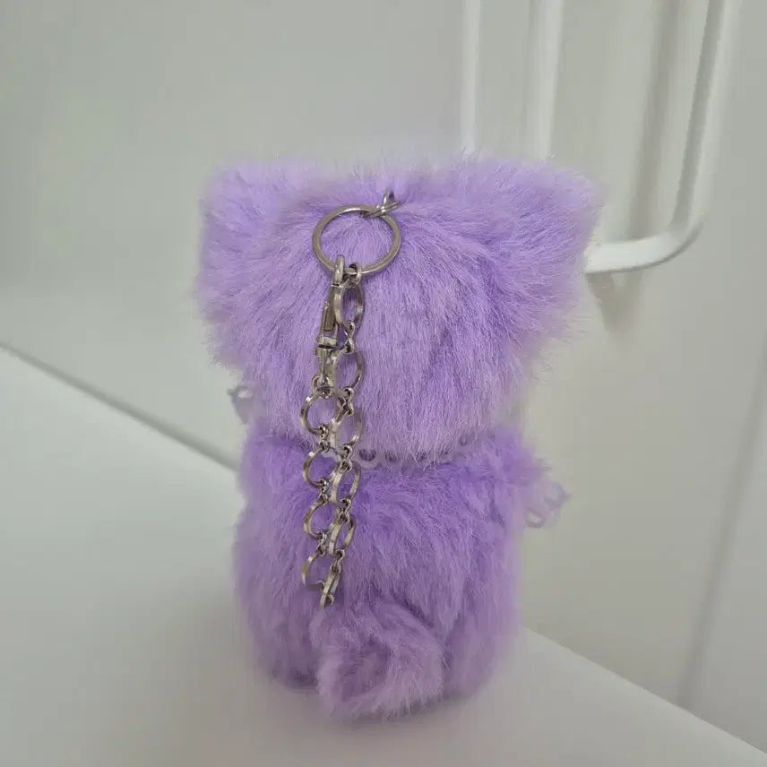 [BUNJANG] YuzuChoco Handmade Purple Cat Plush Toy / yuzuchoco 유즈치요 핸드메이드 작가 고양이 인형 빈티지