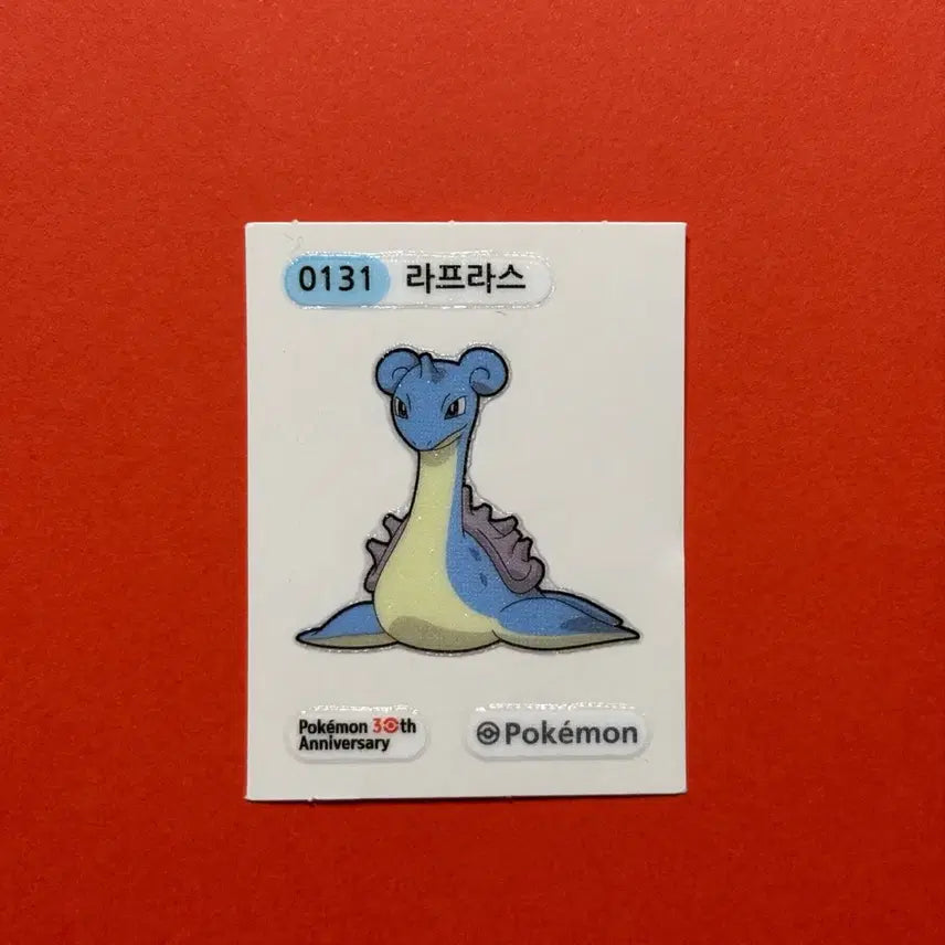 [BUNJANG] Pokemon Bread Sticker Lapras / 포켓몬 띠부띠부 스티커 띠부씰 띠부실 라프라스