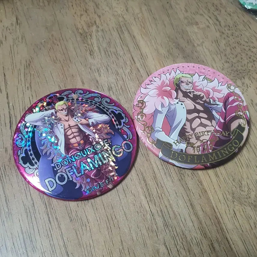 [BUNJANG] One Piece Doflamingo Can Badge / 원피스 도플라밍고 캔뱃지