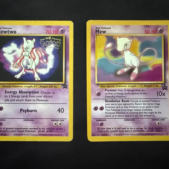 [BUNJANG] Mewtwo First Edition Promo Set - North American Edition / 뮤 뮤츠 초판 프로모 세트 북미판