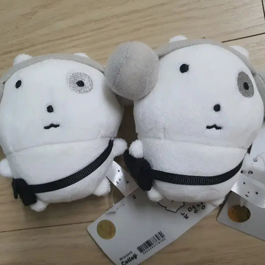 [BUNJANG] Cat Headset Plush Keychain / 눈멍냥이 헤드셋 인형 키링