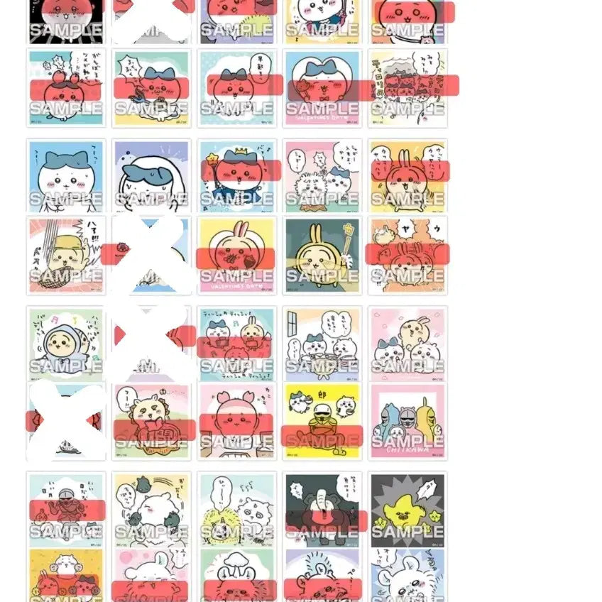 [BUNJANG] Chiikawa Seal Stickers - Collection 3rd Edition / 치이카와 씰스티커 아츠메테 3탄 구함 교환 판매 구매