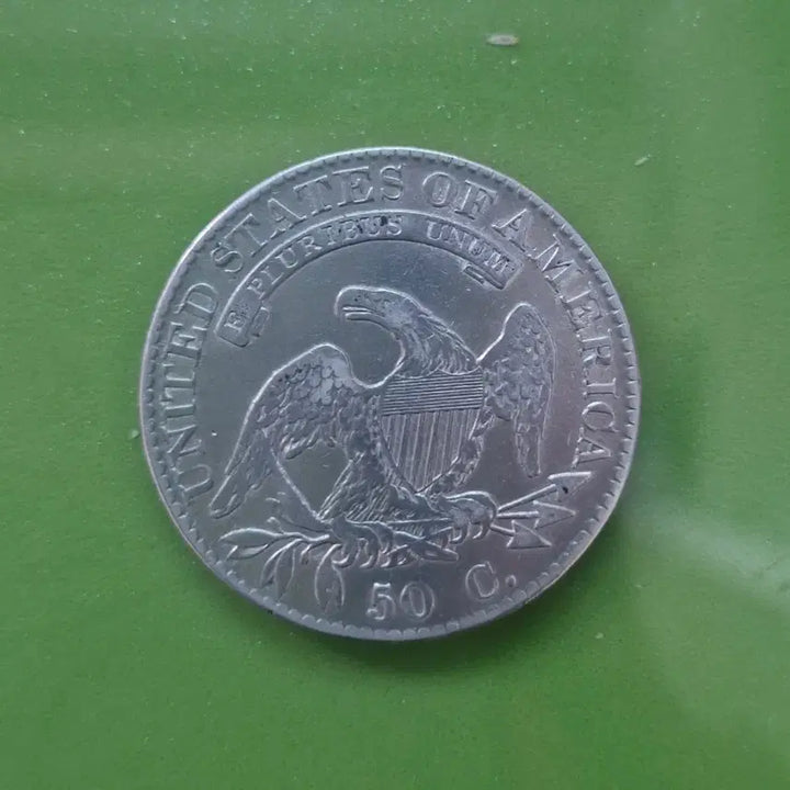 [BUNJANG] 1832 US Capped Bust Half Dollar Silver Coin / 1832 미국 캡드 버스트 하프달러 은화