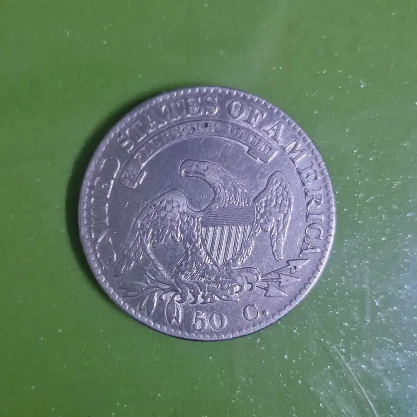[BUNJANG] 1832 US Capped Bust Half Dollar Silver Coin / 1832 미국 캡드 버스트 하프달러 은화