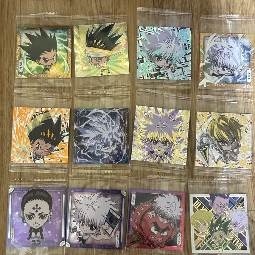 [BUNJANG] Hunter x Hunter Wafer Sticker Bundle Set / 헌터헌터 웨하스 스티커 일괄