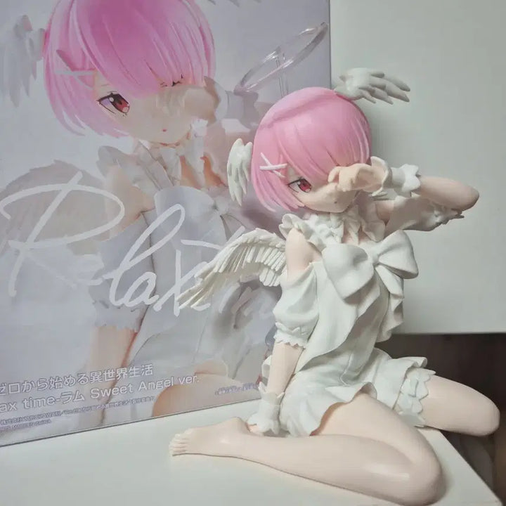 [BUNJANG] Re:Zero Ram Sweet Angel Figure / 박스ㅇ)리제로 람 스위트 엔젤 미소녀 피규어 천사