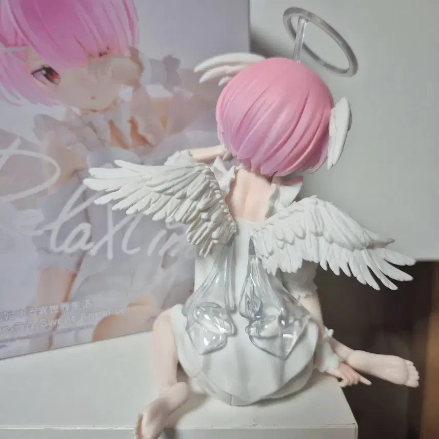 [BUNJANG] Re:Zero Ram Sweet Angel Figure / 박스ㅇ)리제로 람 스위트 엔젤 미소녀 피규어 천사