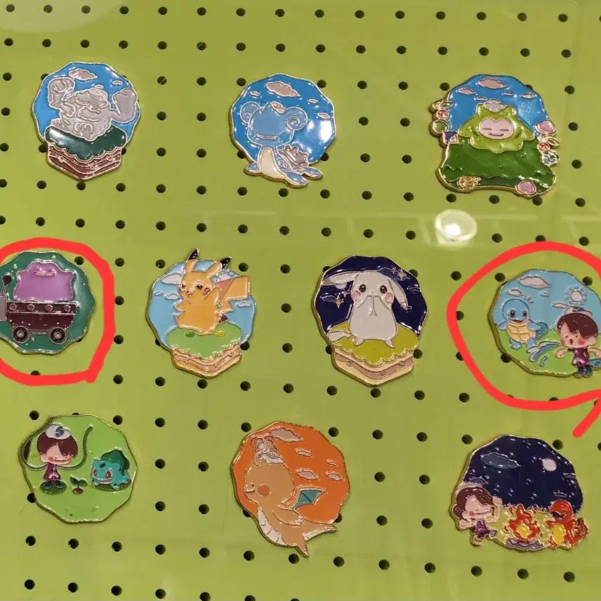 [BUNJANG] Pocopia Popup Metal Pin Badge Bundle / 무신사 포코피아 팝업 메탈 핀뱃지 일괄 팔아요