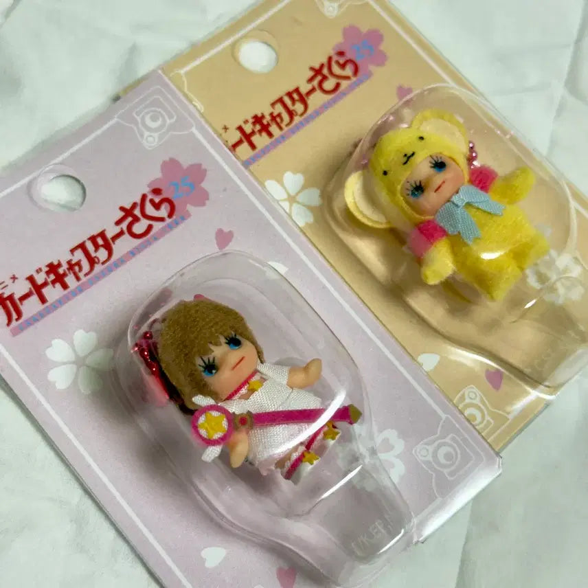 [BUNJANG] Cardcaptor Sakura Qposket Version Keychain Set (Sakura/Kero) / 큐피 카드캡터 체리 키링 (사쿠라/케로) 일괄판매