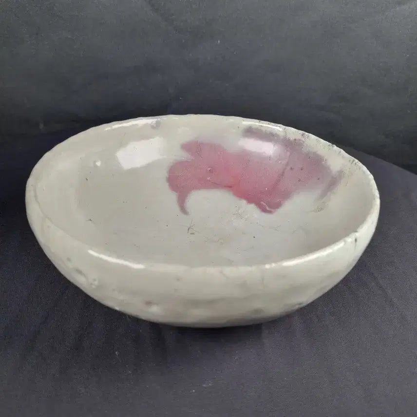 [BUNJANG] Joseon Dynasty Celadon Buncheong Ware Celadon Peony Motif Tea Bowl / 조선후기 분청 진사 모란문 다완