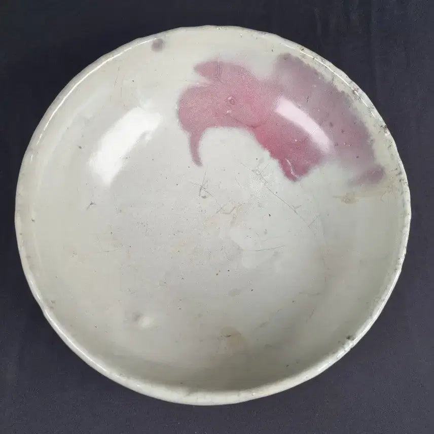 [BUNJANG] Joseon Dynasty Celadon Buncheong Ware Celadon Peony Motif Tea Bowl / 조선후기 분청 진사 모란문 다완