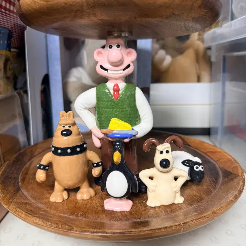 [BUNJANG] Wallace &amp; Gromit Ceramic Figure Set / 월레스와 그로밋 세라믹 피규어 입니다
