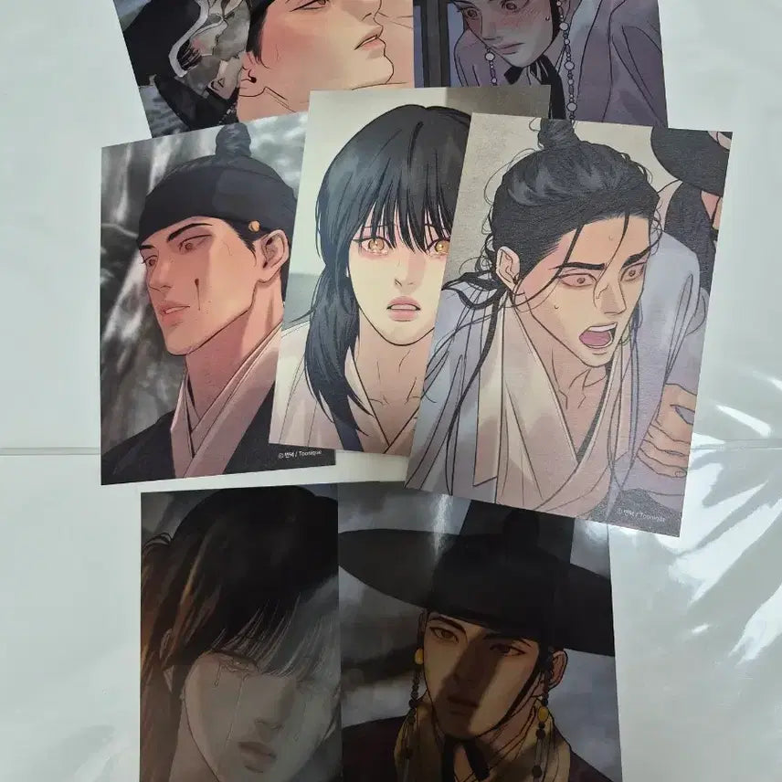 [BUNJANG] Yanhaecheop Toonique Illustration Postcard Set (8 postcards) / 야화첩 투니크 일러스트 엽서 8장